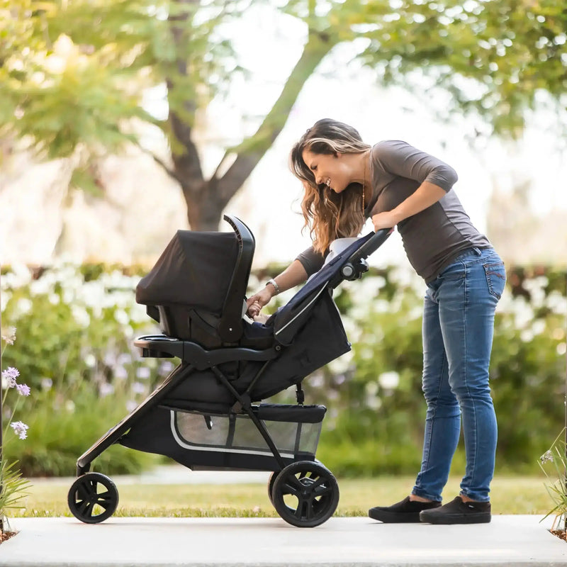 EZ Ride Stroller Travel System with EZ-Lift™ Infant Car Seat in Desert Tan (International)