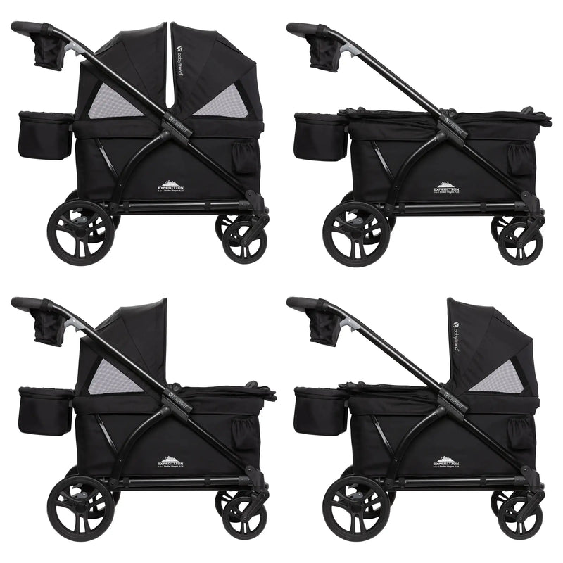 Expedition® 2-in-1 Stroller Wagon PLUS in Ultra Black (International)