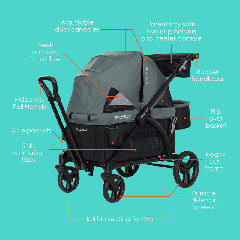 Navigator® PRO 2-in-1 Stroller Wagon
