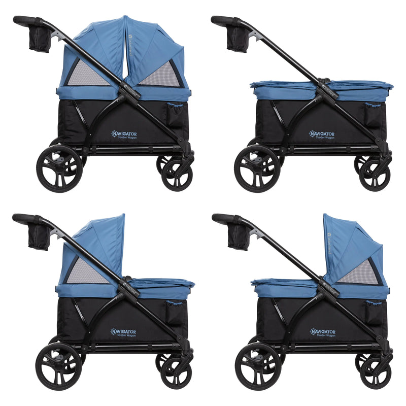 Baby Trend Navigator 2-in-1 Stroller Wagon strolling position