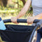 Rubber handle bar of the Baby Trend Navigator 2-in-1 Stroller Wagon