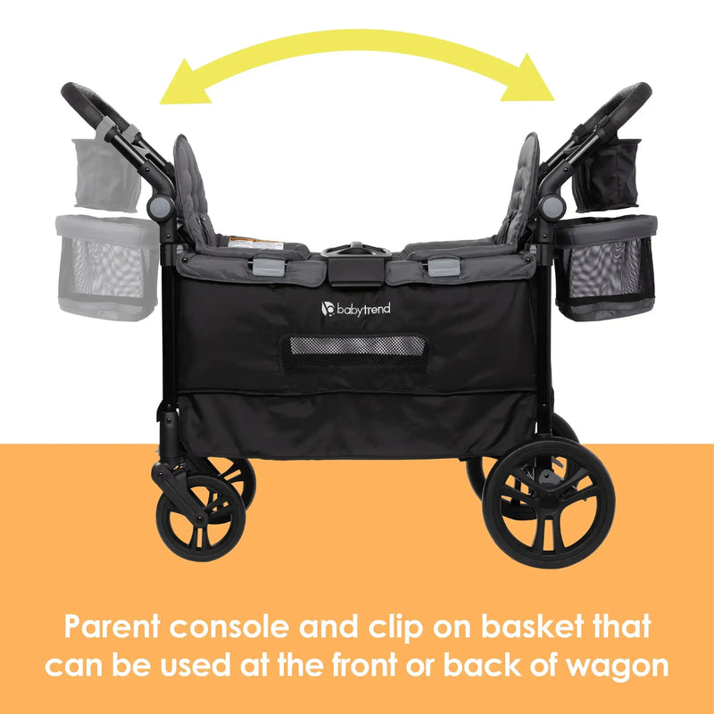 Quest 3-in-1 Stroller Wagon in Desert Black (Walmart Exclusive)