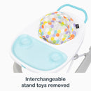Load image into gallery viewer, Interchangeable stand toys removed from the Smart Steps by Baby Trend Dine N’ Play 3-in-1 Feeding Walker