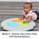 Load image into gallery viewer, Tummy time floor plate with sound buttons mode of the Smart Steps by Baby Trend Bounce N’ Dance 4-in-1 Activity Center Walker