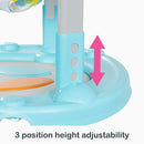 Load image into gallery viewer, Three position height adjustability of the Smart Steps by Baby Trend Bounce N’ Dance 4-in-1 Activity Center Walker