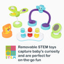 Load image into gallery viewer, Removable STEM toys capture baby's curiosity and are perfect for on-the-go fun of the Smart Steps Bounce N' Glide 3-in-1 Activity Center Walker