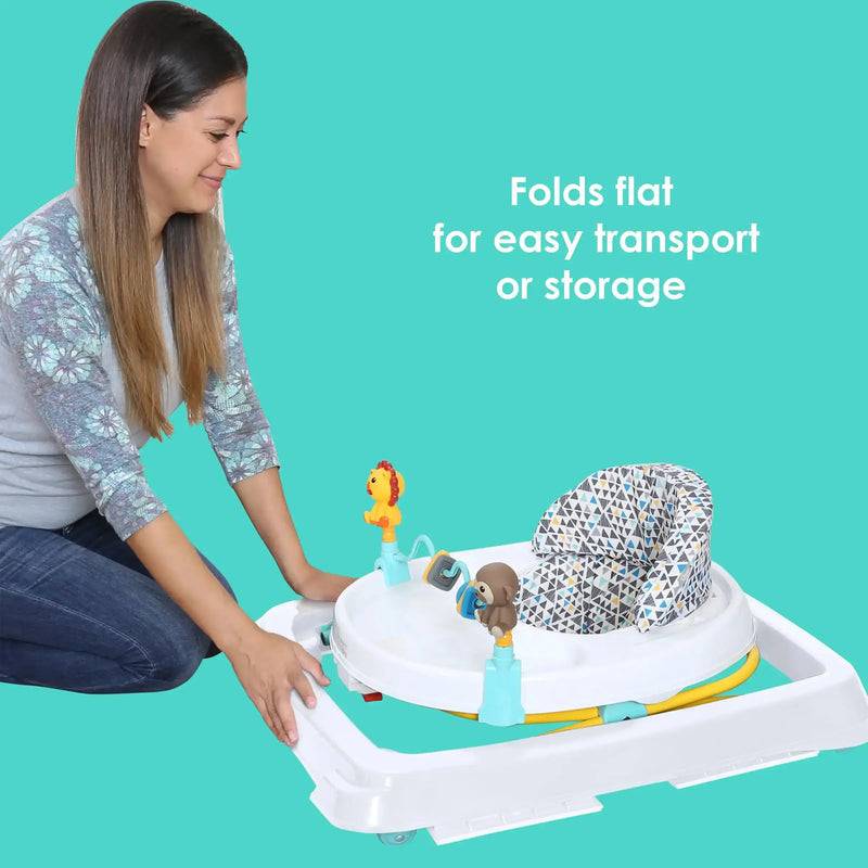 Baby Trend Trend Walker folds flat for easy transport