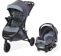 Baby Trend all-terrain stroller travel systems comes with an infant car seat
