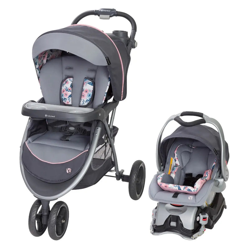 Skyview Plus Stroller Travel System with EZ Flex-Loc® 32 Infant Car Seat in Bluebell