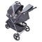 Skyview Plus Stroller Travel System with EZ Flex-Loc® 32 Infant Car Seat in Bluebell