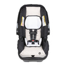 Load image into gallery viewer, Front view of the Baby Trend EZ-Lift PLUS Infant Car Seat seat pad and 5-point safety harness