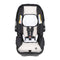 Front view of the Baby Trend EZ-Lift PLUS Infant Car Seat seat pad and 5-point safety harness