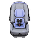 Load image into gallery viewer, Front view of the comfy seat pad and 5-point safety harness of the Baby Trend EZ-Lift PRO Infant Car Seat