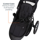 Load image into gallery viewer, Baby Trend Expedition Race Tec Plus Jogger Stroller includes comfort cabin, premium fabrics, muti-layered padding