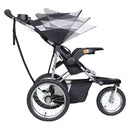 Load image into gallery viewer, Side view of the adjustable canopy on the Baby Trend Expedition Jogger Stroller