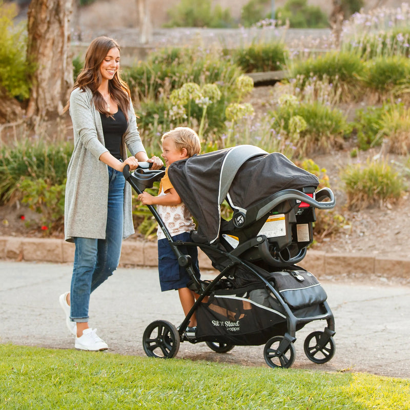 Baby Trend Sit N Stand 5-in-1 Shopper Travel System with Ally Infant Car Seat