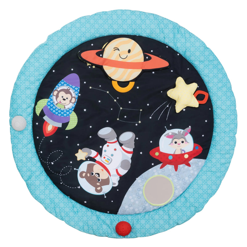 Top view of the play mat on the Smart Steps By Baby Trend, Baby Sensory Activity Play Mat