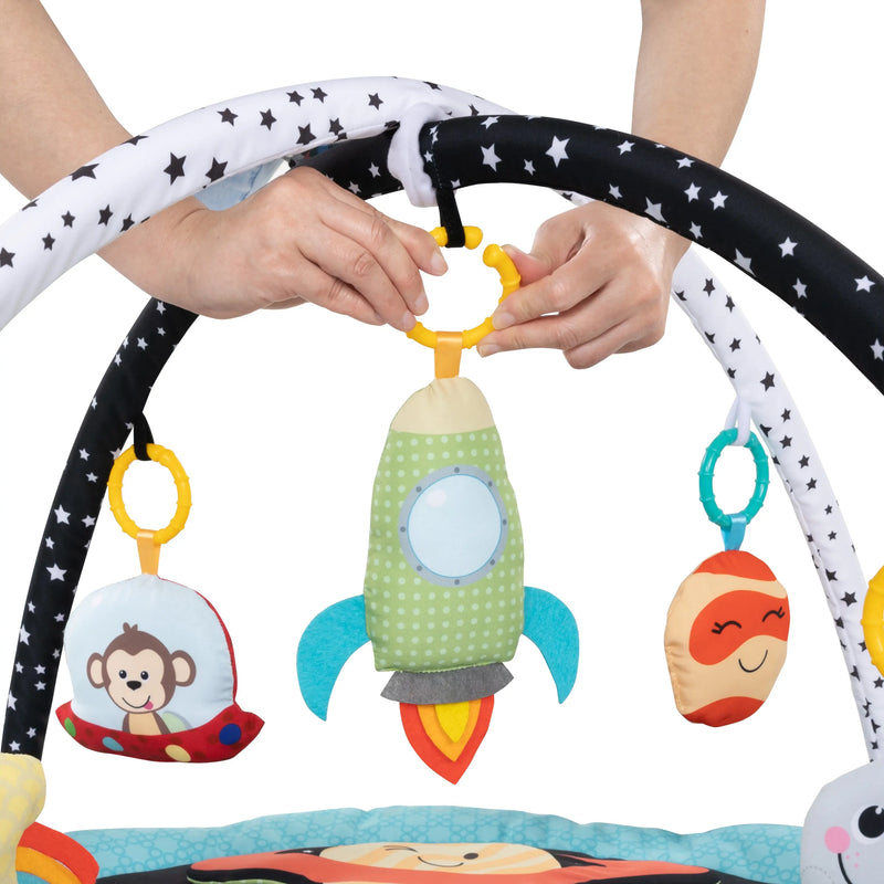 STEM toys are removable for on the go play of the Smart Steps By Baby Trend, Baby Sensory Activity Play Mat