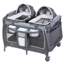 Load image into gallery viewer, Baby Trend Lil’ Snooze Deluxe III Nursery Center Playard for Twins