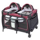 Load image into gallery viewer, Baby Trend Lil’ Snooze Deluxe III Nursery Center Playard for Twins