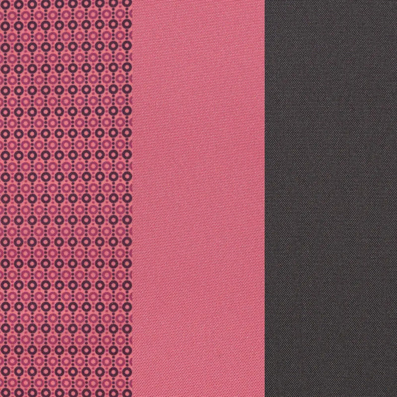 Baby Trend pink and dark grey neutral fabric fashion color