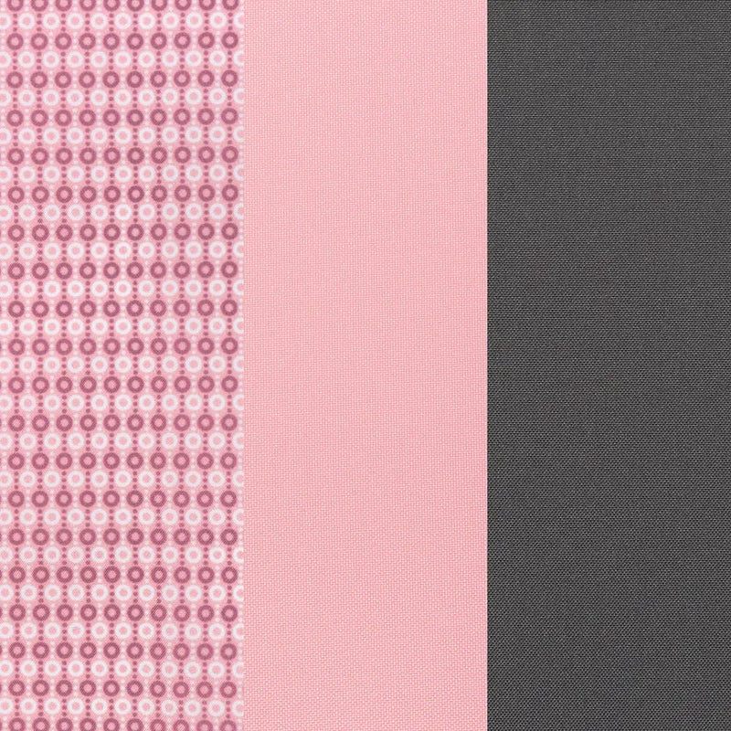 Baby Trend pink and neutral fashion fabric color