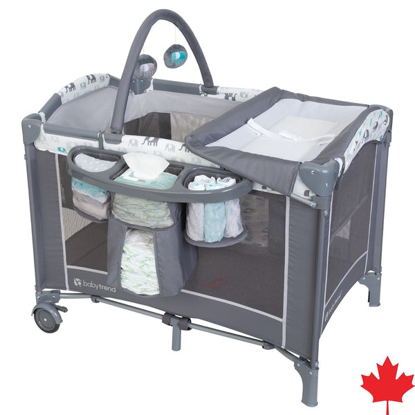 Baby Trend EZ Rest Deluxe Nursery Center Playard with diaper organizer and changing table
