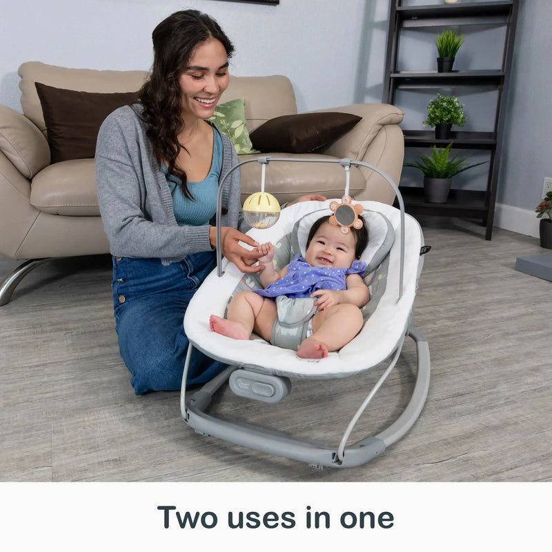 Two uses in one of the Smart Steps My First Rocker 2 Bouncer