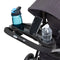 Baby Trend Sit N' Stand 2.0 stroller with parent tray, two cup holders, and cell phone holder