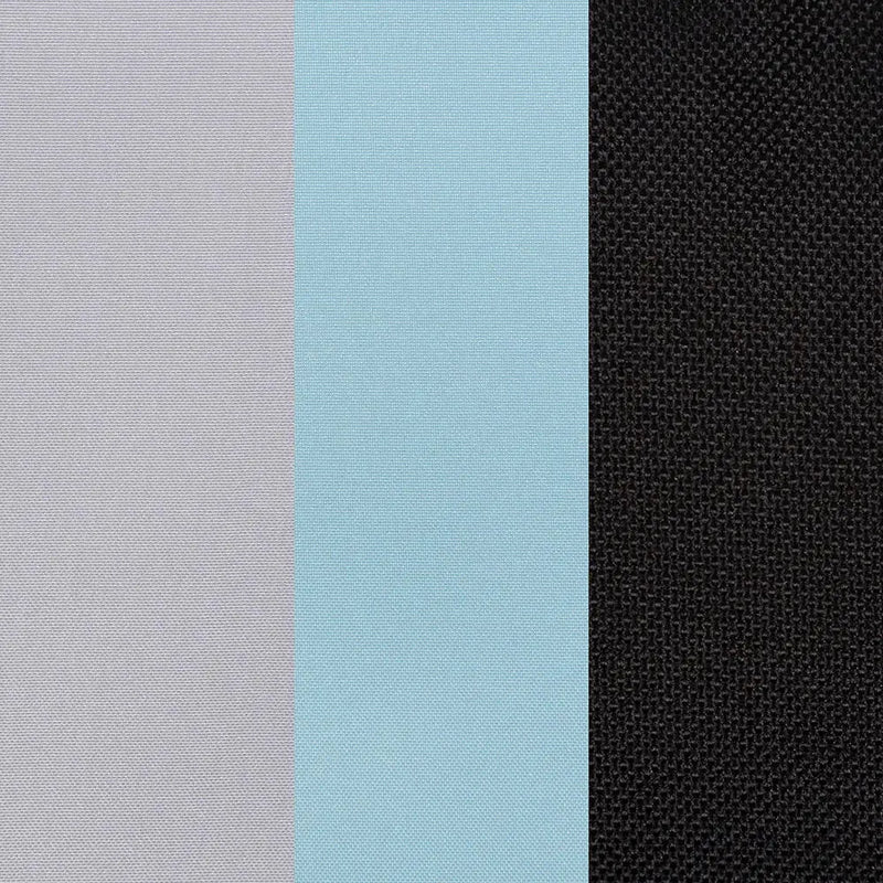 Baby Trend light blue, grey and black fabric fashion color