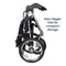 Baby Trend Pathway 35 Jogging Stroller Travel System has easy trigger fold for compact storage