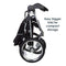 Baby Trend Pathway 35 Jogging Stroller Travel System has easy trigger fold for compact storage