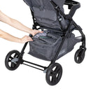 Load image into gallery viewer, Baby Trend Passport Cargo Stroller Travel System large storage basket with rear access