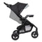 Side view of the Baby Trend Passport Seasons All-Terrain Stroller Travel System with EZ-Lift 35 PLUS Infant Car Seat and reclining child seat