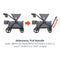Baby Trend Expedition 2-in-1 Stroller Wagon PLUS has hideaway pull handle that easily allows the Wagon to transform from a push stroller to a pull wagon stroller
