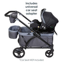 Load image into gallery viewer, Baby Trend Expedition 2-in-1 Stroller Wagon PLUS includes universal car seat adapter