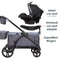 Baby Trend Expedition 2-in-1 Stroller Wagon PLUS Baby Trend Expedition 2-in-1 Stroller Wagon PLUS includes universal infant car seat adapter