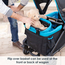 Load image into gallery viewer, Baby Trend Expedition 2-in-1 Stroller Wagon PLUS includes flip over basket that can be used at the front or back of wagon