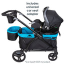 Load image into gallery viewer, Baby Trend Expedition 2-in-1 Stroller Wagon PLUS includes universal car seat adapter