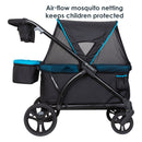 Load image into gallery viewer, Baby Trend Expedition 2-in-1 Stroller Wagon PLUS with air flow mosquito netting keeps children protected