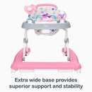 Load image into gallery viewer, Extra wide base provides superior support and stability of the Smart Steps Trend PLUS 2-in-1 Walker with Deluxe Toys