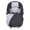 Baby Trend Ally 35 Infant Car Seat in Stormy with cozy cover for warmth