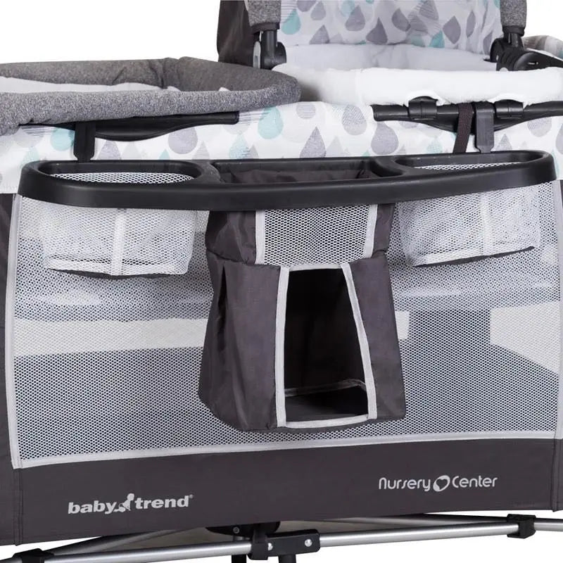 Baby Trend GoLite ELX Nursery Center Playard with deluxe parent organizer for diapers and wipes