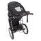 Child canopy has a peek-a-boo window on the Baby Trend Cityscape Plus Jogger Stroller Travel System