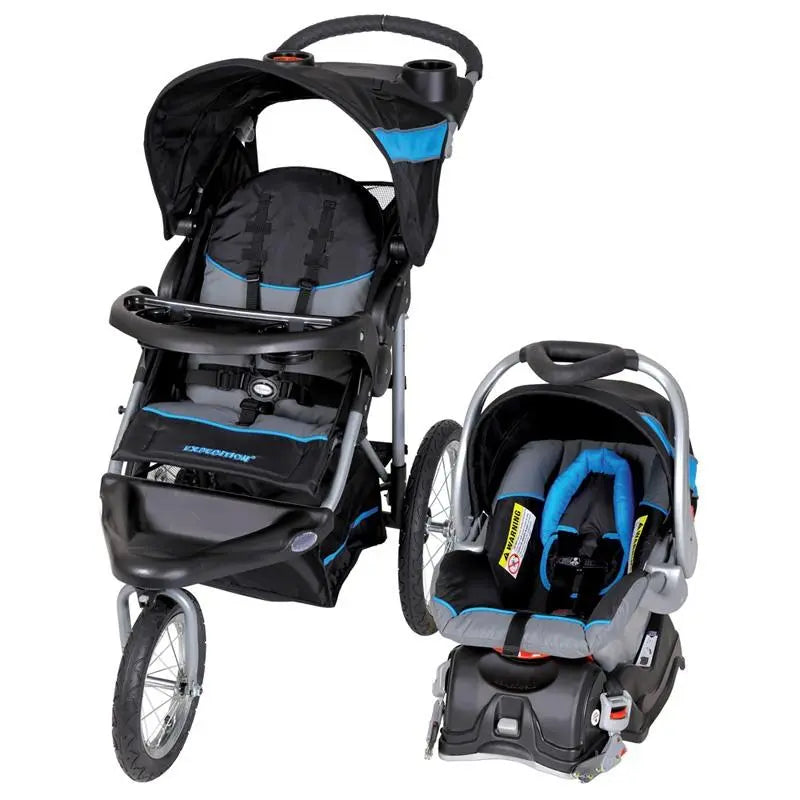 Baby Trend Expedition Jogger Stroller Travel System with EZ Flex-Loc 30 Infant Car Seat